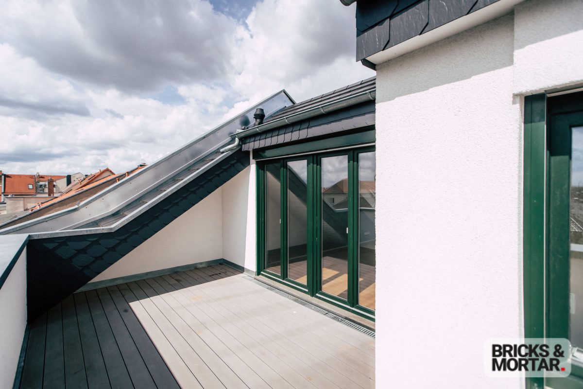 Immobilienangebot - Leipzig - Alle - Modernes Penthouse-Wohnen mit großzügiger Dachterrasse im Herzen von Leipzig