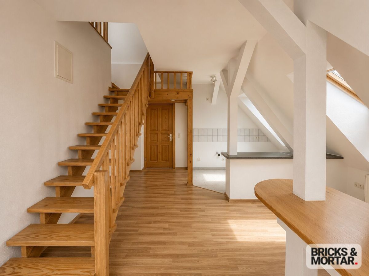 Immobilienangebot - Leipzig - Alle - Ihr neues Zuhause: Maisonettewohnung mit Balkon und Wohlfühlcharakter