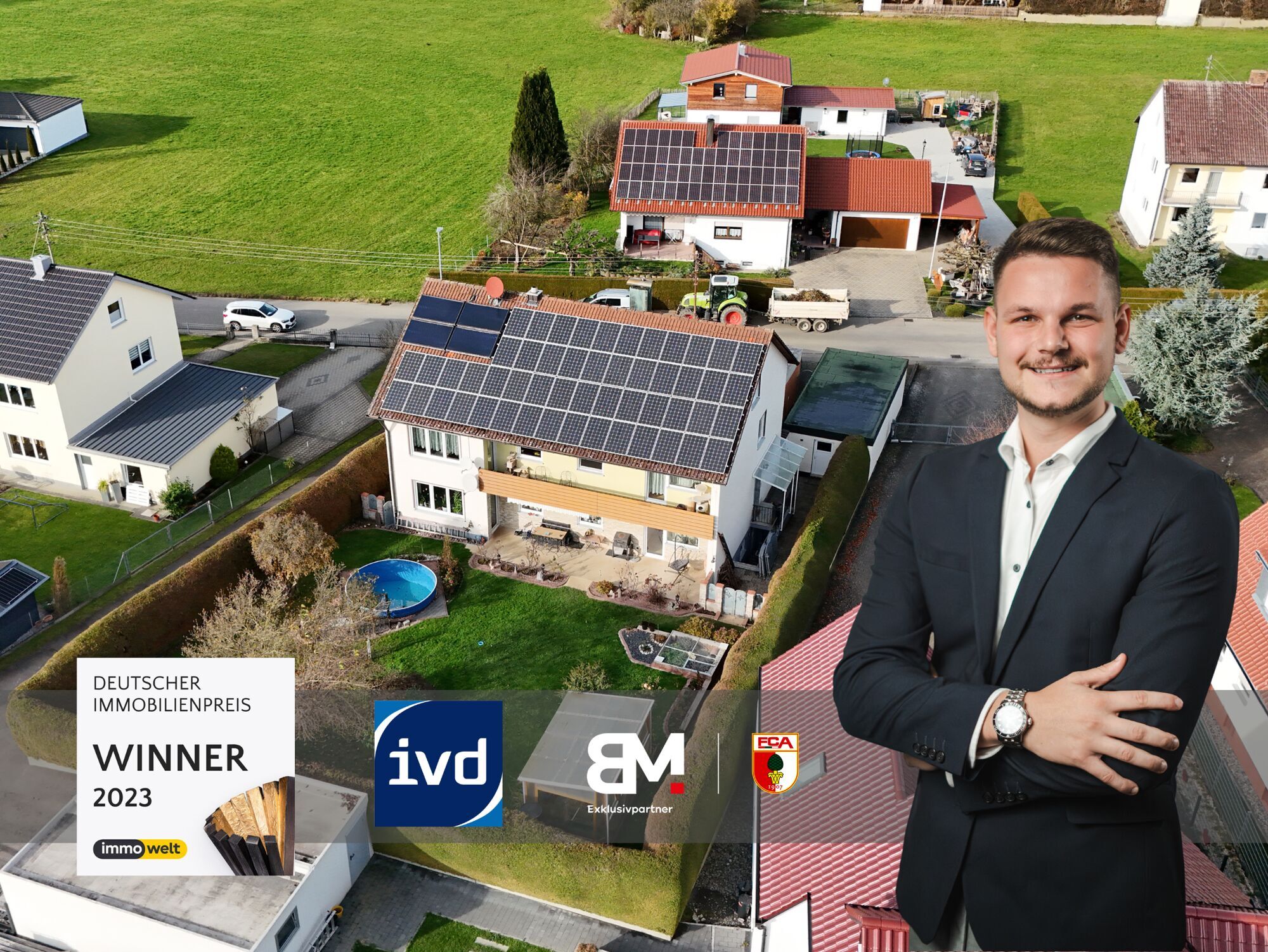 Immobilienangebot - Röfingen - Alle - Gepflegtes Dreifamilienhaus mit zusätzlicher Einheit und Photovoltaik
