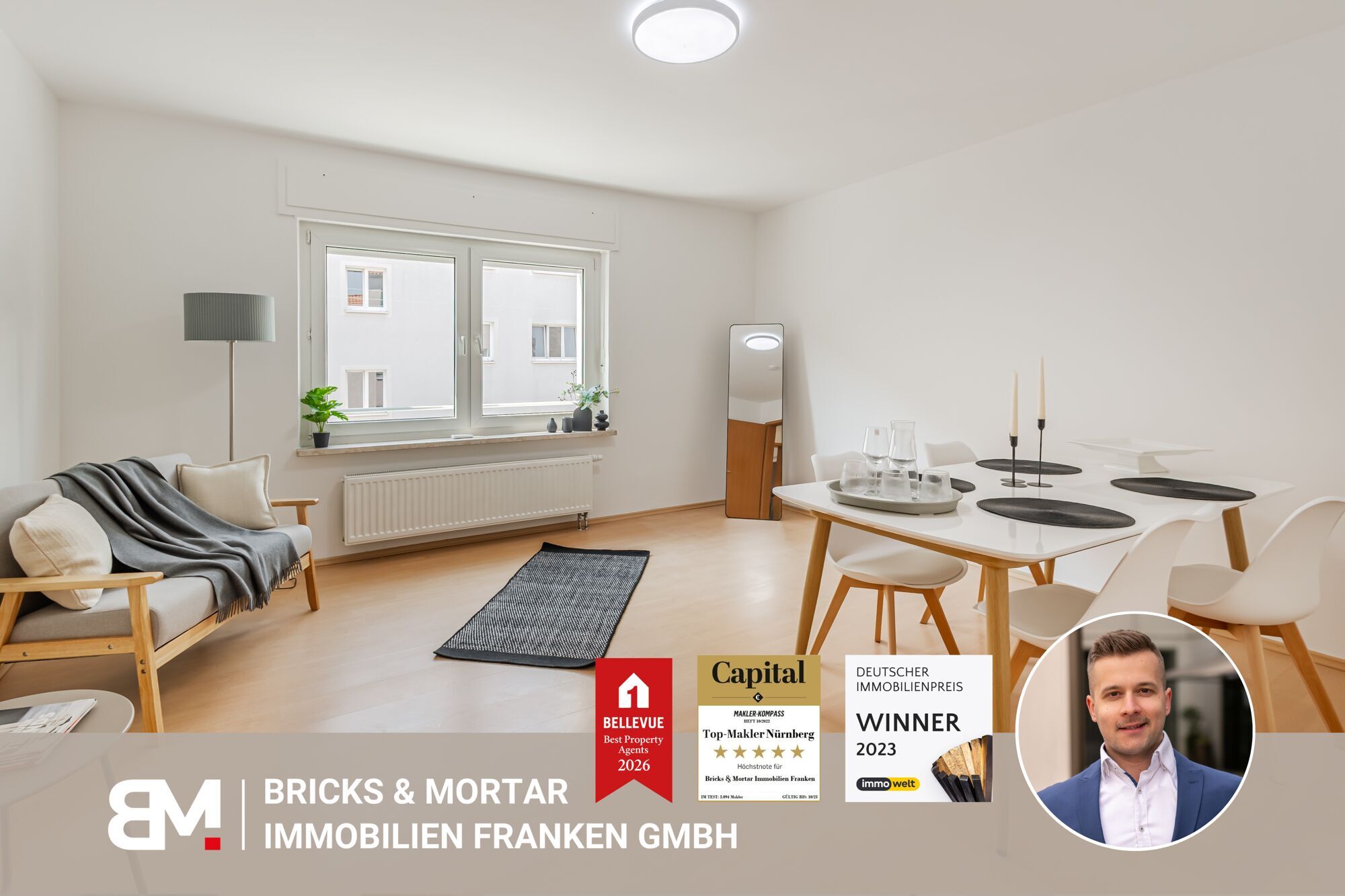 Immobilienangebot - Nürnberg - Alle - Renovierte 2-Zimmer Wohnung in Nürnberg