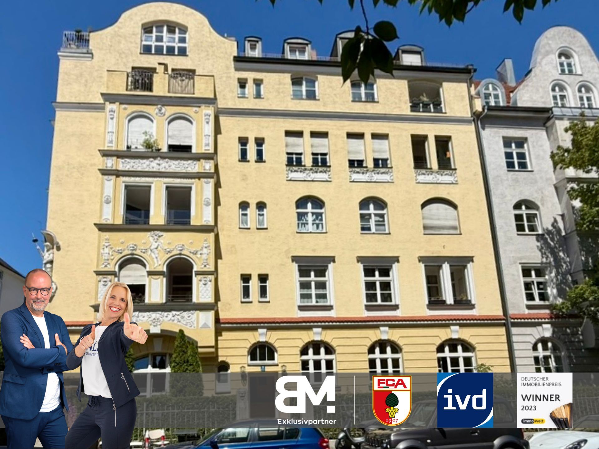 Immobilienangebot - München - Alle - BRIMO: REPRÄSENTATIVES ARBEITEN MIT JUGENDSTIL-FLAIR