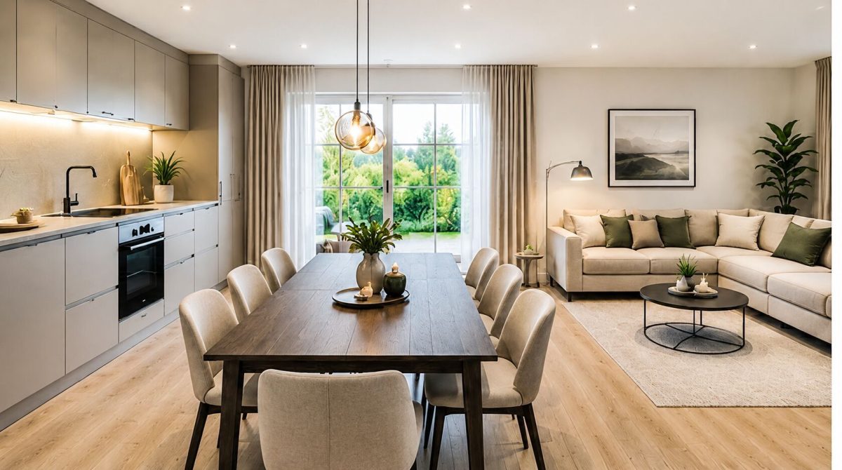 Immobilienangebot - Aletshausen - Alle - Ebenerdiges Wohnen im Grünen – barrierearmer Neubau nach KfW-Effizienzhaus-55-Standard