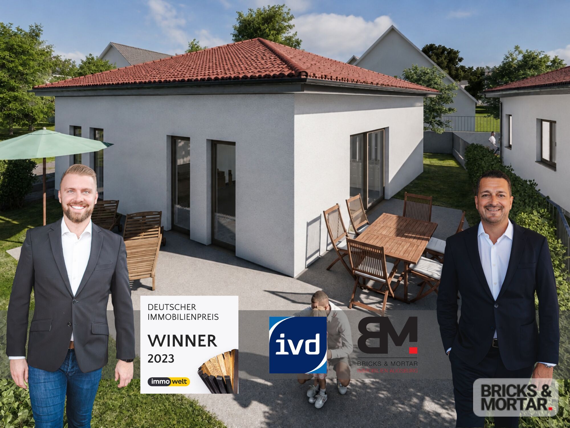 Immobilienangebot - Aletshausen - Alle - Ebenerdiges Wohnen im Grünen – barrierearmer Neubau nach KfW-Effizienzhaus-55-Standard