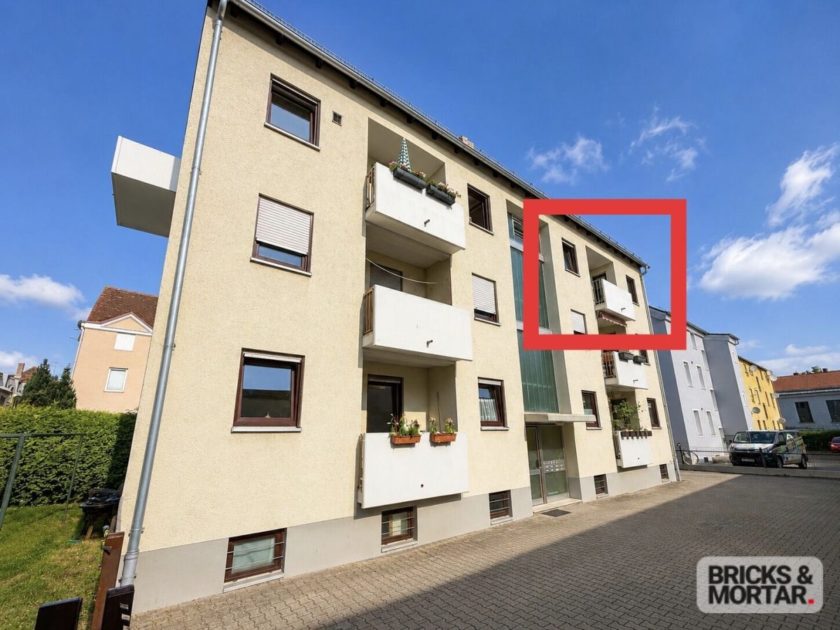 Immobilienangebot - Augsburg - Alle - Sicher investieren in Augsburg: Vermietete 2-Zimmer-Wohnung mit eigener Garage
