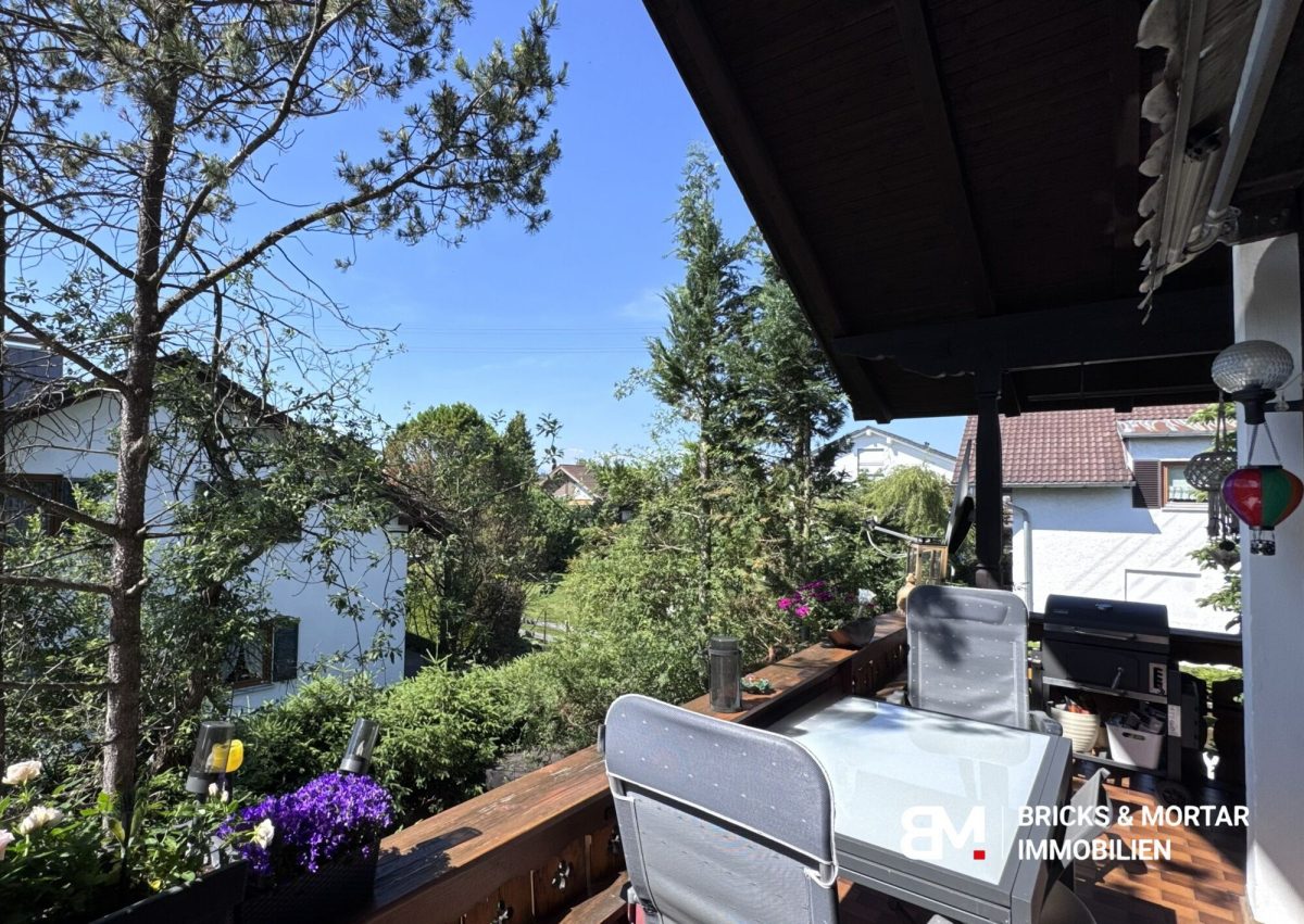Immobilienangebot - Penzberg - Alle - BRIMO: 3-Zimmer-Wohnung in Penzberg, mit Balkon, Werkstatt und Garten – viel Platz für Leben und Kreativität!