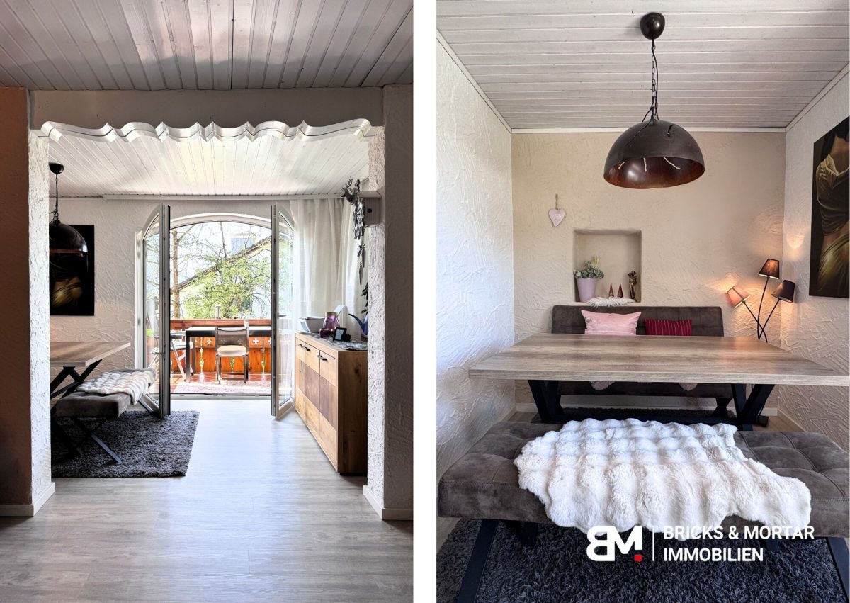 Immobilienangebot - Penzberg - Alle - BRIMO: 3-Zimmer-Wohnung in Penzberg, mit Balkon, Werkstatt und Garten – viel Platz für Leben und Kreativität!