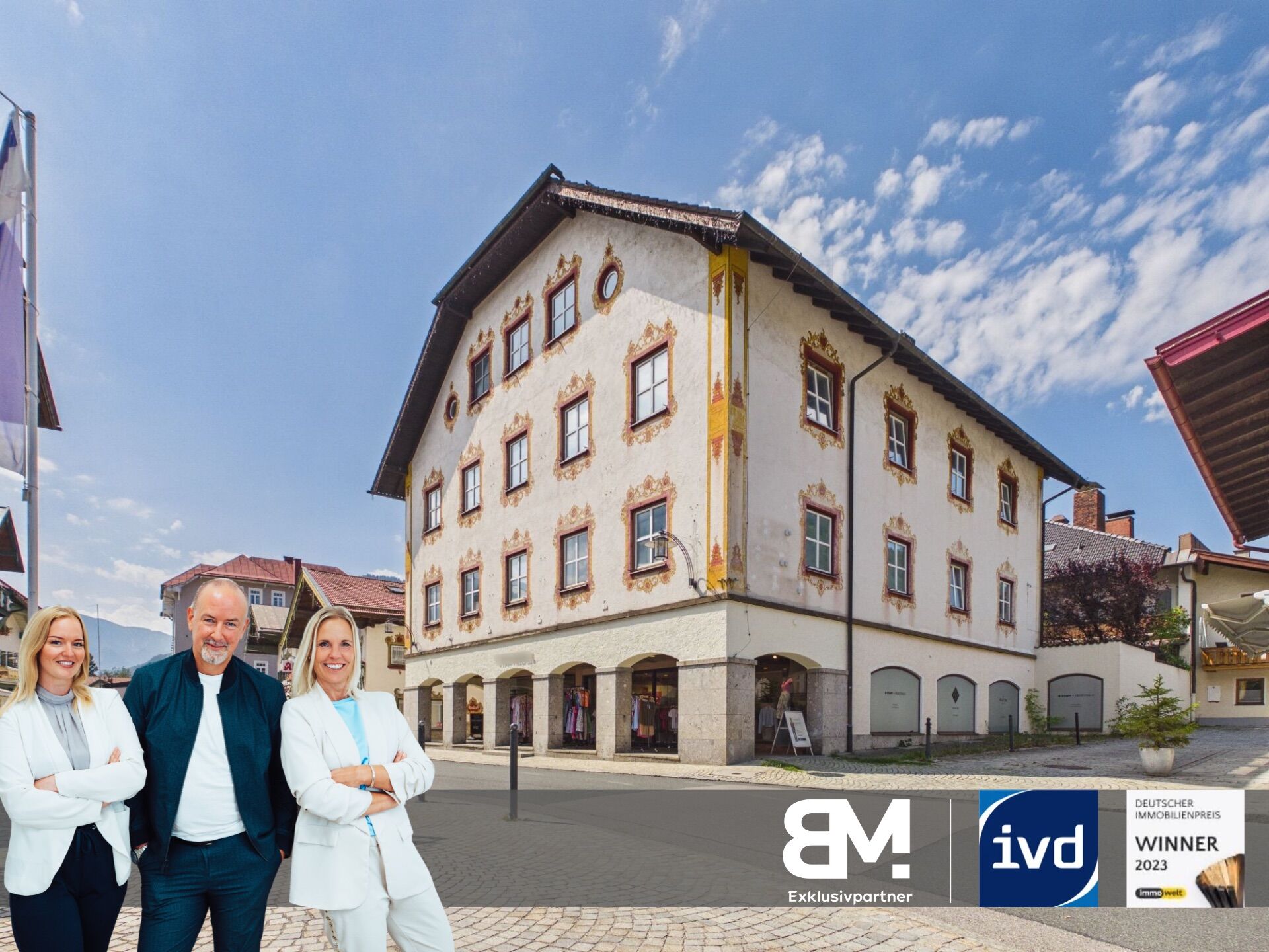 Immobilienangebot - Ruhpolding - Alle - WOHN- UND GESCHÄFTSHAUS MIT GENEHMIGTEM UMNUTZUNGSKONZEPT IM ZENTRUM VON RUHPOLDING