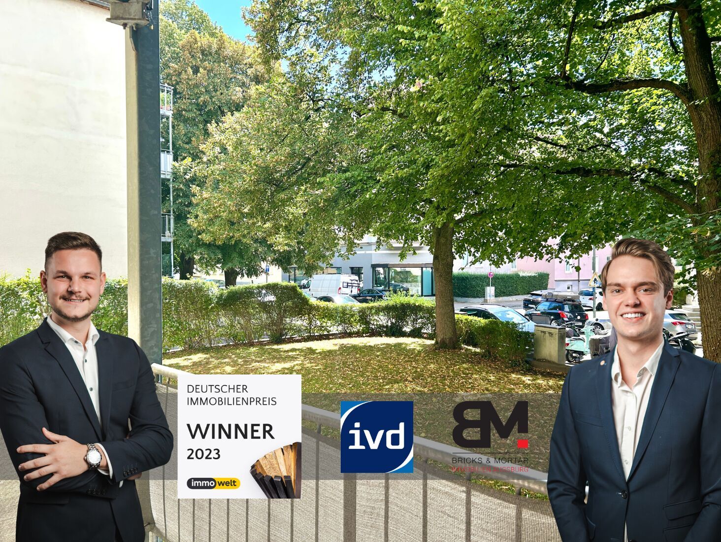 Immobilienangebot - Augsburg - Alle - Bezugsfrei: 3-Zimmer-Wohnung mit Balkon im Hochparterre | Textilviertel Augsburg nahe Innenstadt