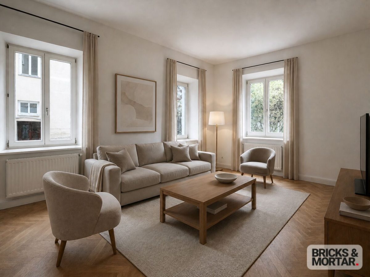 Immobilienangebot - Augsburg - Alle - Hochwertig sanierte 2-Zimmer-Wohnung - innenstadtnah und ruhig: