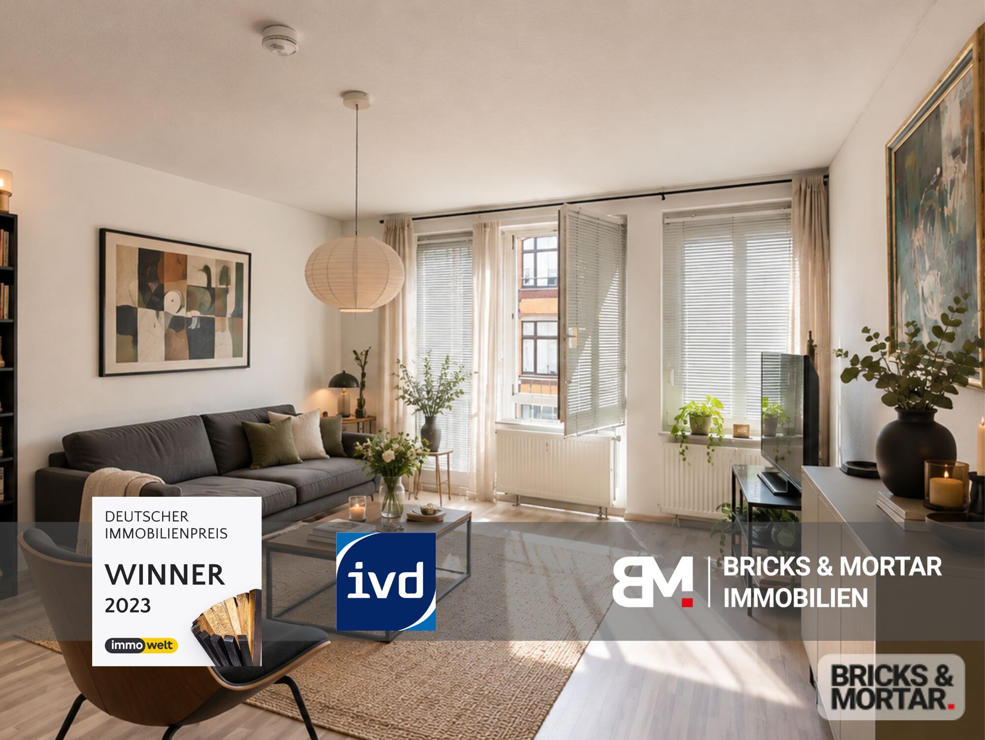 Immobilienangebot - Leipzig - Alle - Charmante 2-Zimmer-Wohnung mit hellen Räumen und praktischer Raumaufteilung