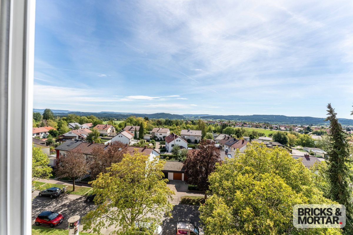 Immobilienangebot - Villingen-Schwenningen - Alle - Bezugsfrei über den Dächern von Schwenningen: Renovierte 4-Zimmer-Wohnung mit herrlicher Fernsicht