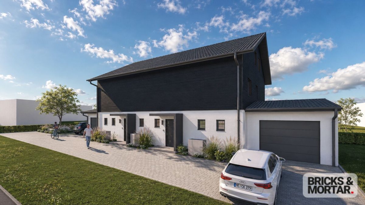 Immobilienangebot - Ettringen - Alle - Neubau-Doppelhaushälfte in Holzbauweise mit KfW 55, Garage und Stellplatz in Ettringen