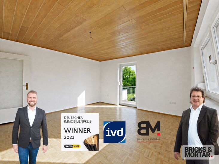 Immobilienangebot - Meitingen - Alle - 4,5-Zimmer-Wohnung mit großem Grundstücksanteil, für Selbstversorger ideal geeignet, ruhige Wohnlage