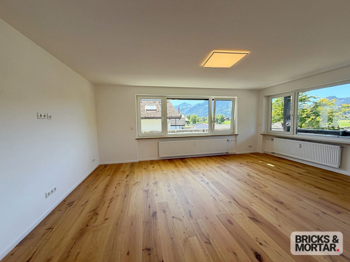 Immobilienangebot - Oberstdorf - Alle - Neu saniert & bezugsfrei - 3-Zimmer-Wohnung in Oberstdorf
