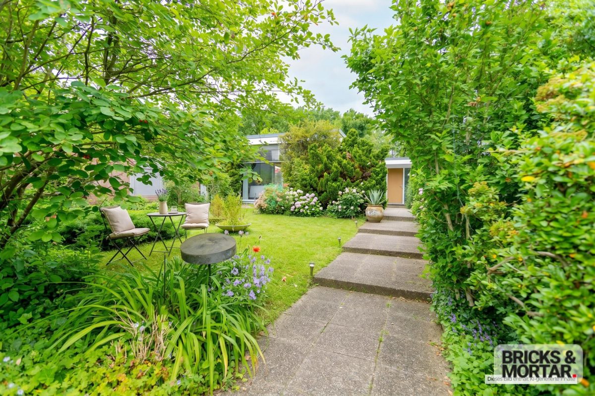 Immobilienangebot - Neu-Isenburg / Gravenbruch - Alle - +++ Großzügige Doppelhaushälfte im Bungalowstil mit großem Garten und Blick ins Grüne +++