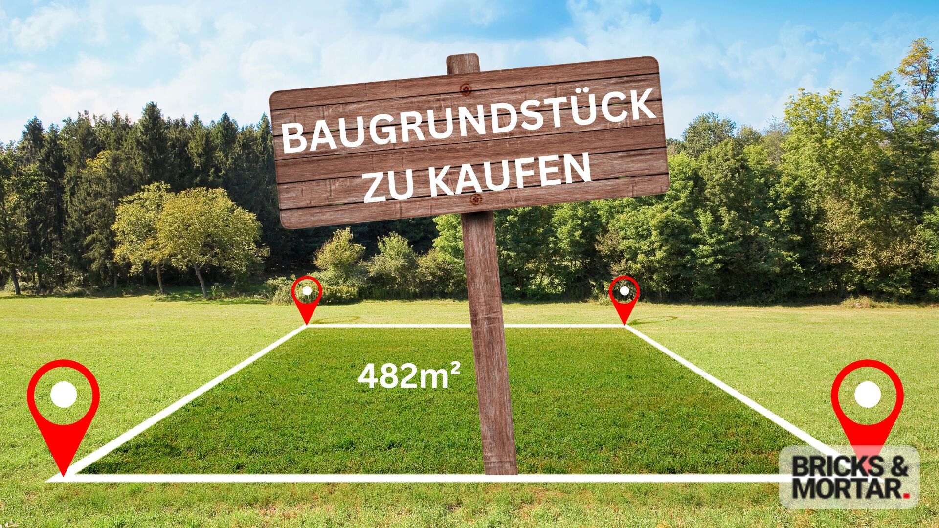 Immobilienangebot - Nürnberg - Grundstücke - Baugrundstück in Nürnberg Fischbach: 482 m² für Dein Einfamilienhaus.