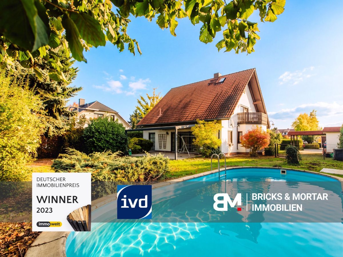 Immobilienangebot - Rackwitz - Alle - Wohnglück mit Pool, Kamin & überdachter Terrasse – Ihr Familienparadies mit Wohlfühlgarantie