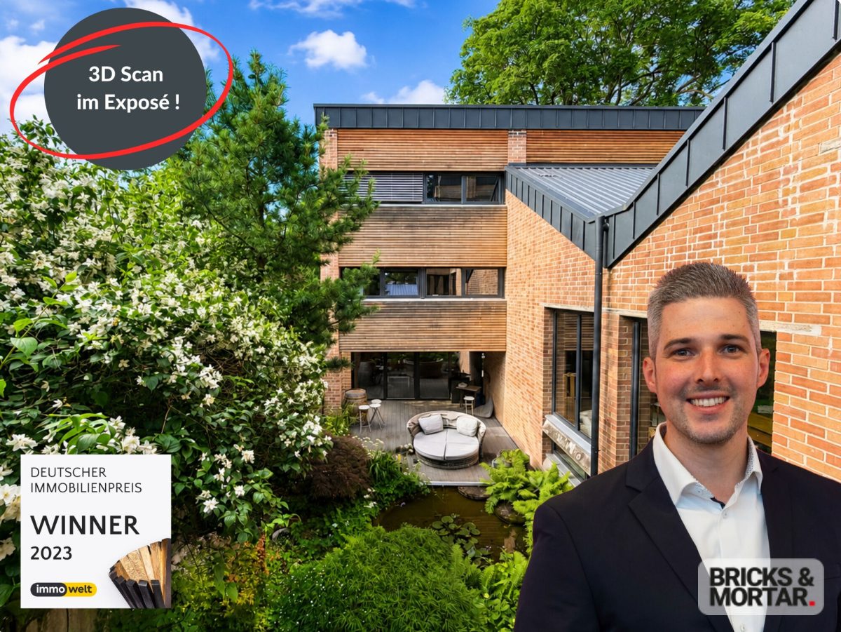 Immobilienangebot - Kassel - Alle - Bauhausvilla mit direkter Parklage im Vorderen Westen mit  Einliegerwohnung