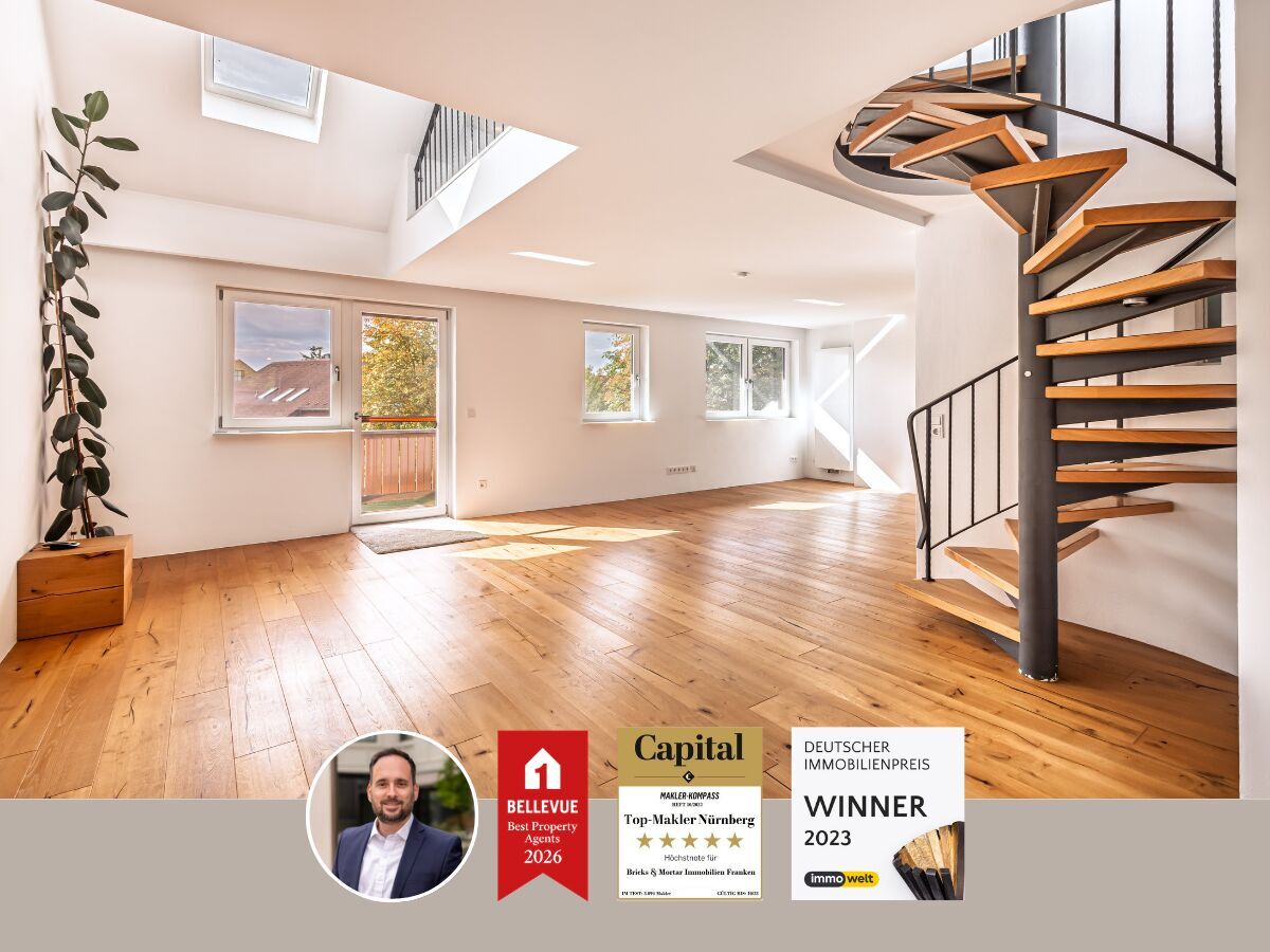 Immobilienangebot - Neumarkt i.d.OPf. - Alle - Bezugsfertige Maisonette mit Galerie auf 118 m² | Südbalkon | Hochwertige Küche | TG-Stellplatz