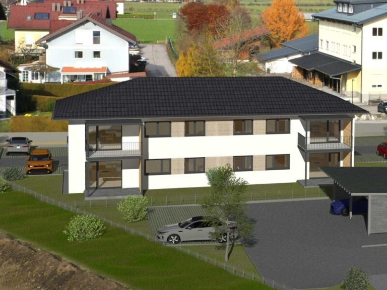 Immobilienangebot - Sankt Georgen bei Salzburg - Alle - Jetzt mit Wohnbauförderung! NEUBAU: 3-Zimmer-Garten-Wohnung mit Carport