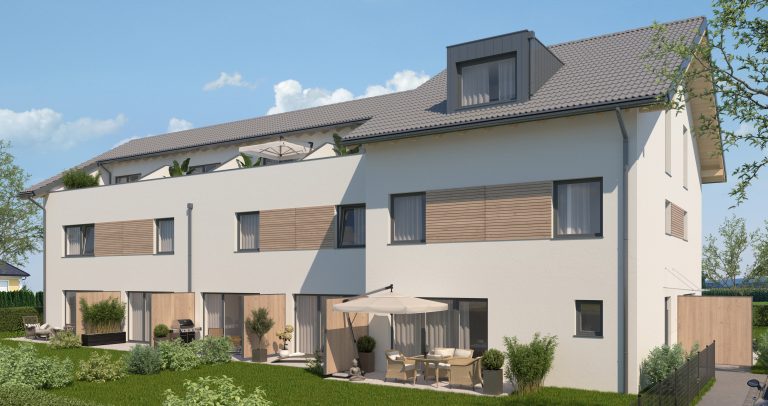 Immobilienangebot - Jeging - Alle - NEUBAU-TRAUMHAFTE DOPPELHAUSHÄLFTE IN RUHIGER LAGE MIT GARTEN UND TERRASSE