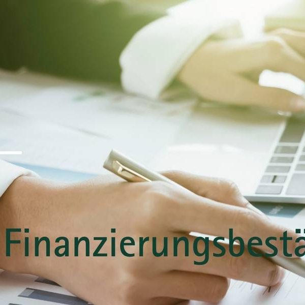 Die Finanzierungsbestätigung