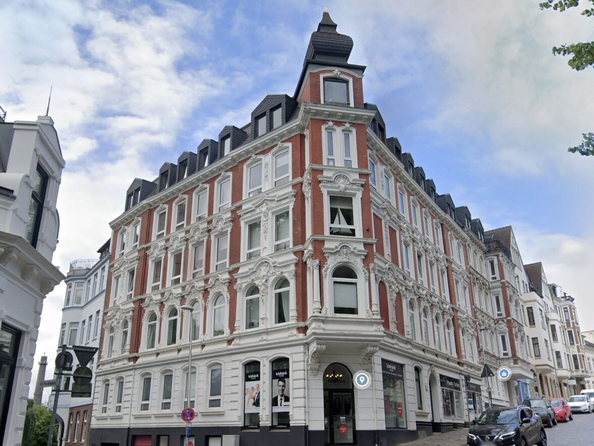 Immobilienangebot - Flensburg - Alle - 3,0-Zimmer-Wohnung, Friesische Straße 27, EG links
           ! Bitte bewerben Sie sich online !