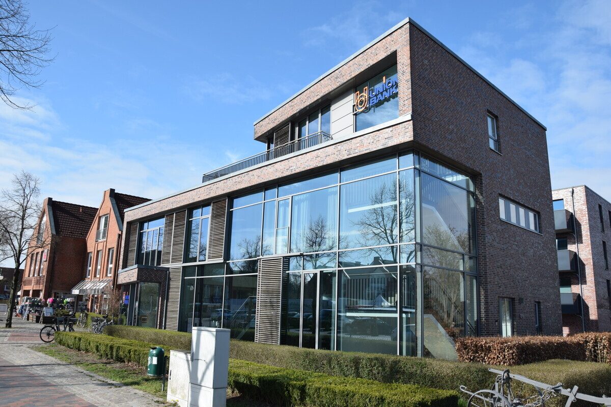 Immobilienangebot - Harrislee - Alle - Provisionsfrei für den Mieter!
Ehemaliges Bankgebäude in bester Lage von Harrislee