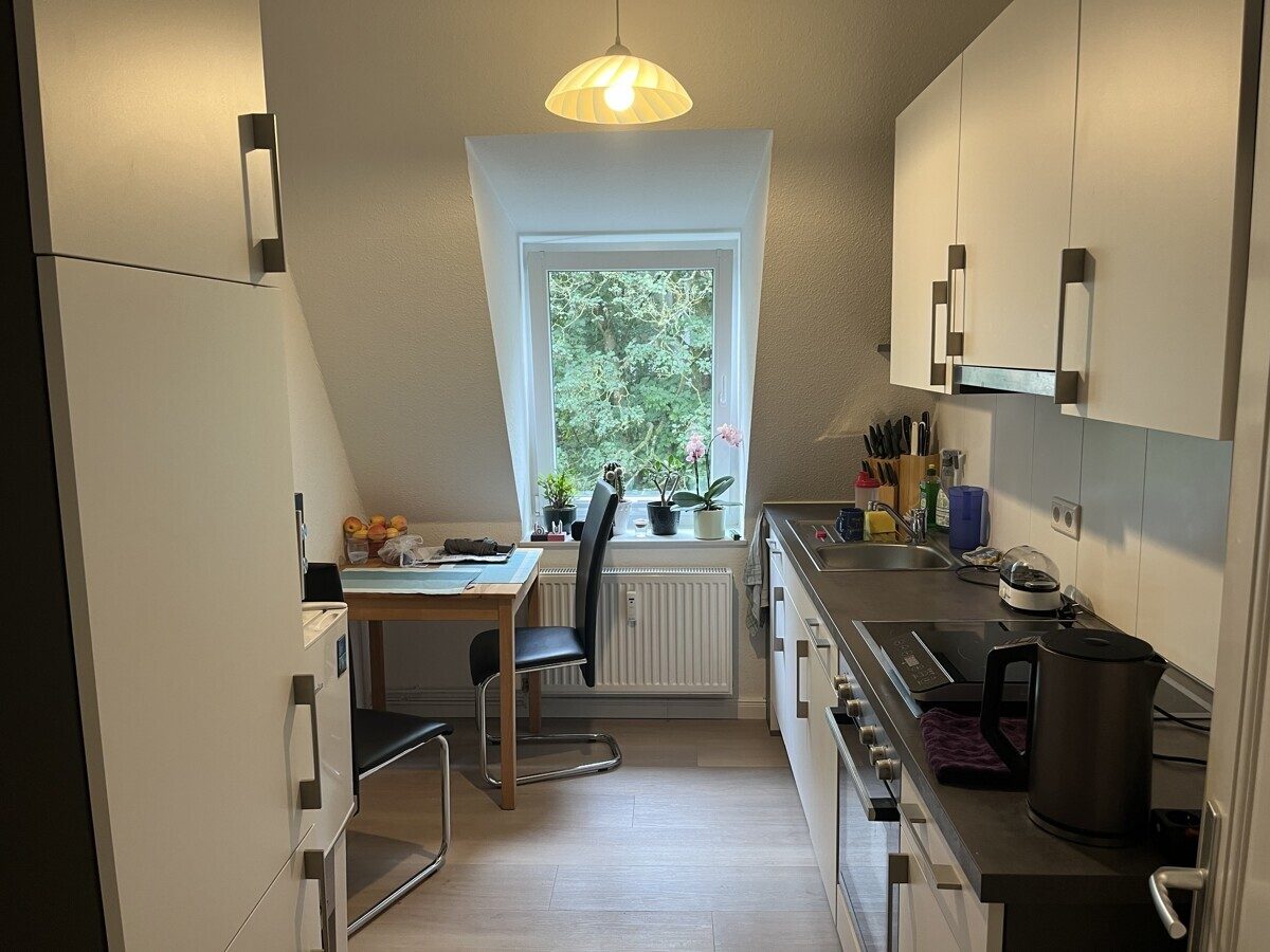 Immobilienangebot - Flensburg - Wohnen - 2,00 -Zimmer-Wohnung, Terrassenstr. 19,  DG links
            ! Bitte bewerben Sie sich online !
