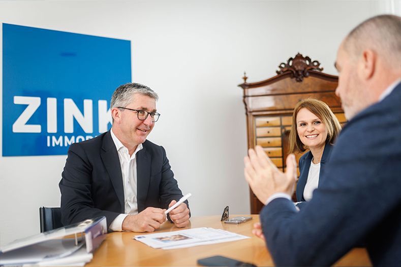 Beratungsgespräch - Zink Immobilien Mannheim
