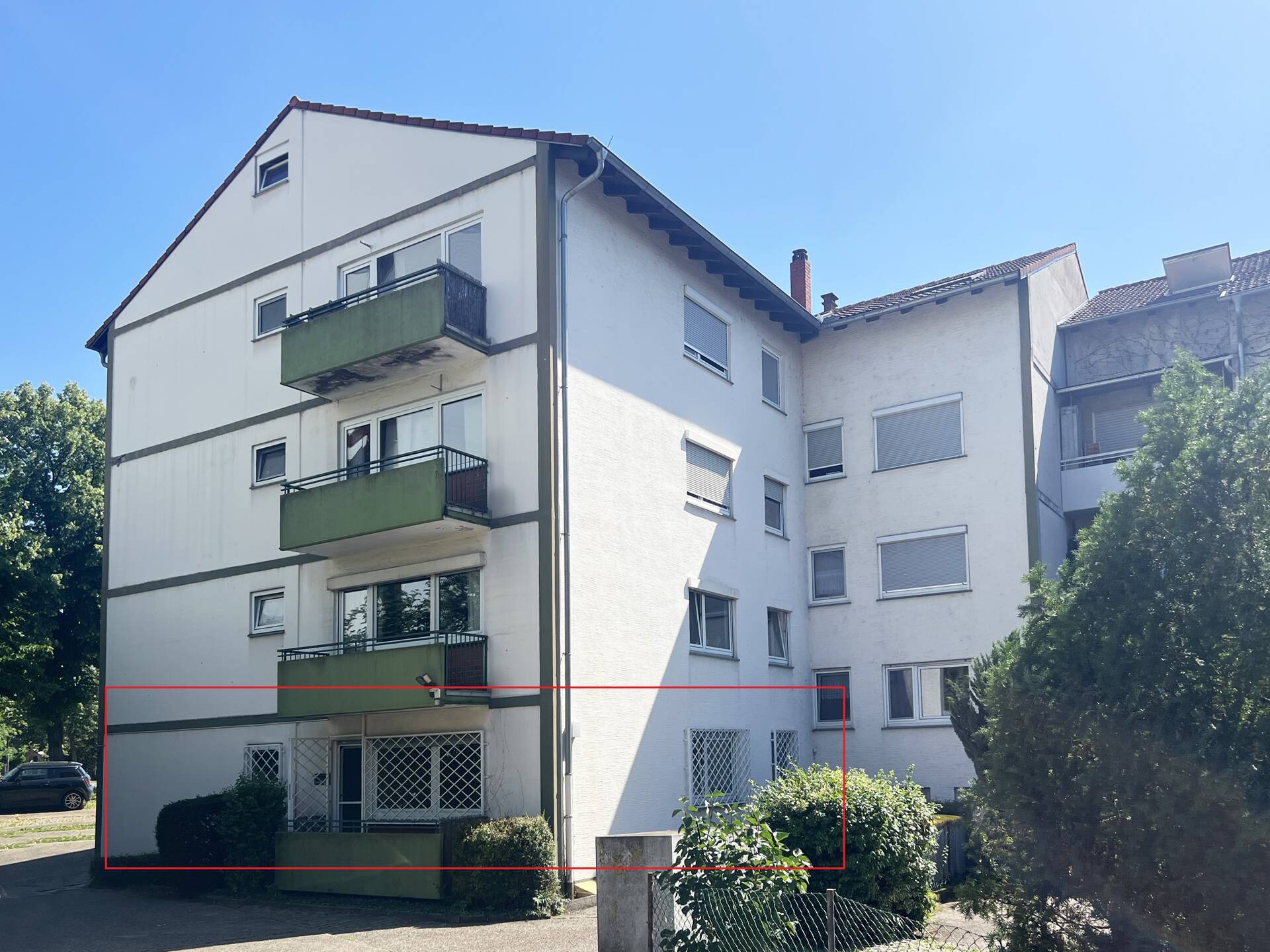 Immobilienangebot - Mannheim / Feudenheim - Alle - Ruhige 2-Zimmer-Wohnung mit Balkon und Stellplatz!
