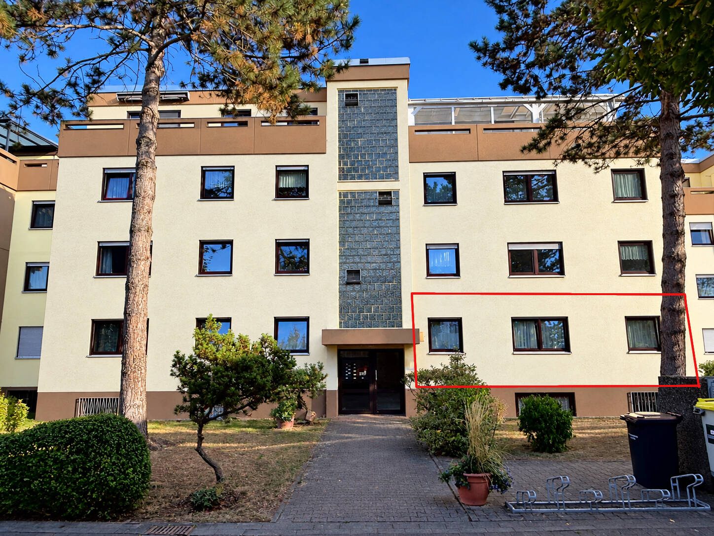 Immobilienangebot - Mannheim / Käfertal - Alle - Hervorragend konzipierte 3,5 Zi-ETW mit PKW-Stellplatz und Hobbyraum in sehr gesuchter Wohnlage