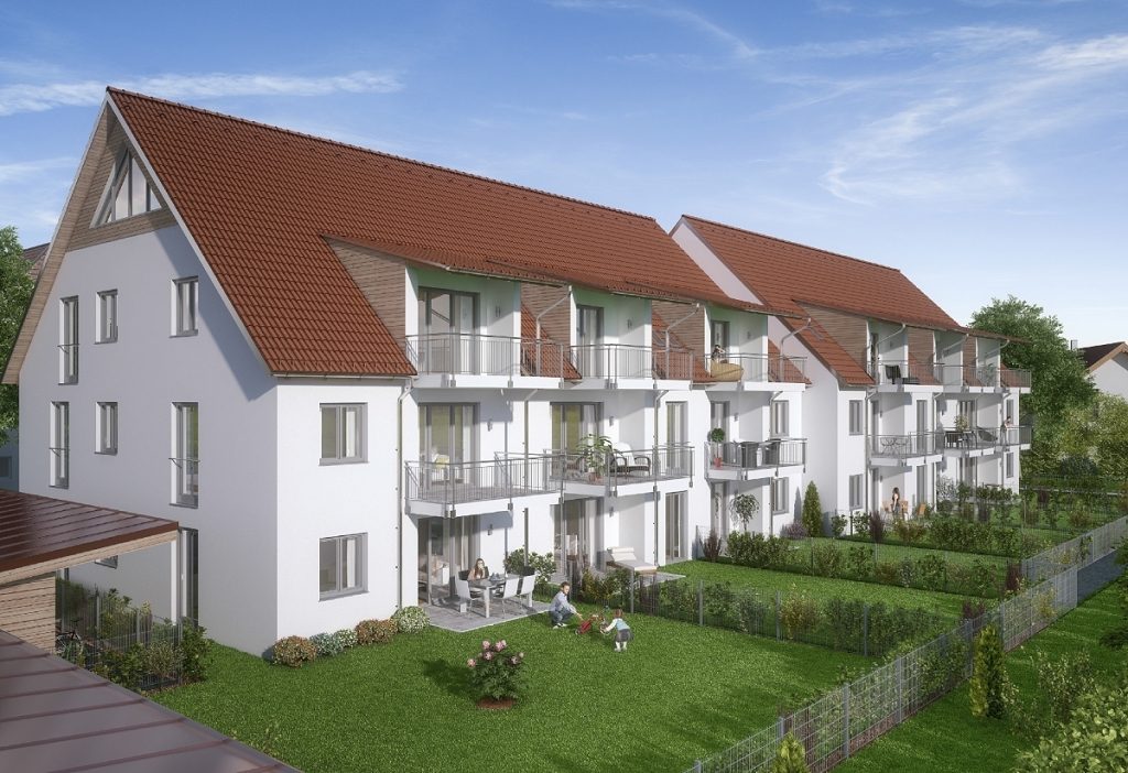 Immobilienangebot - Wörth - Alle - NEUBAU - 4-Zimmer-ETW mit 68 m² Gartenanteil im KfW-70-Standard (EnEV2009) in Wörth/Isar