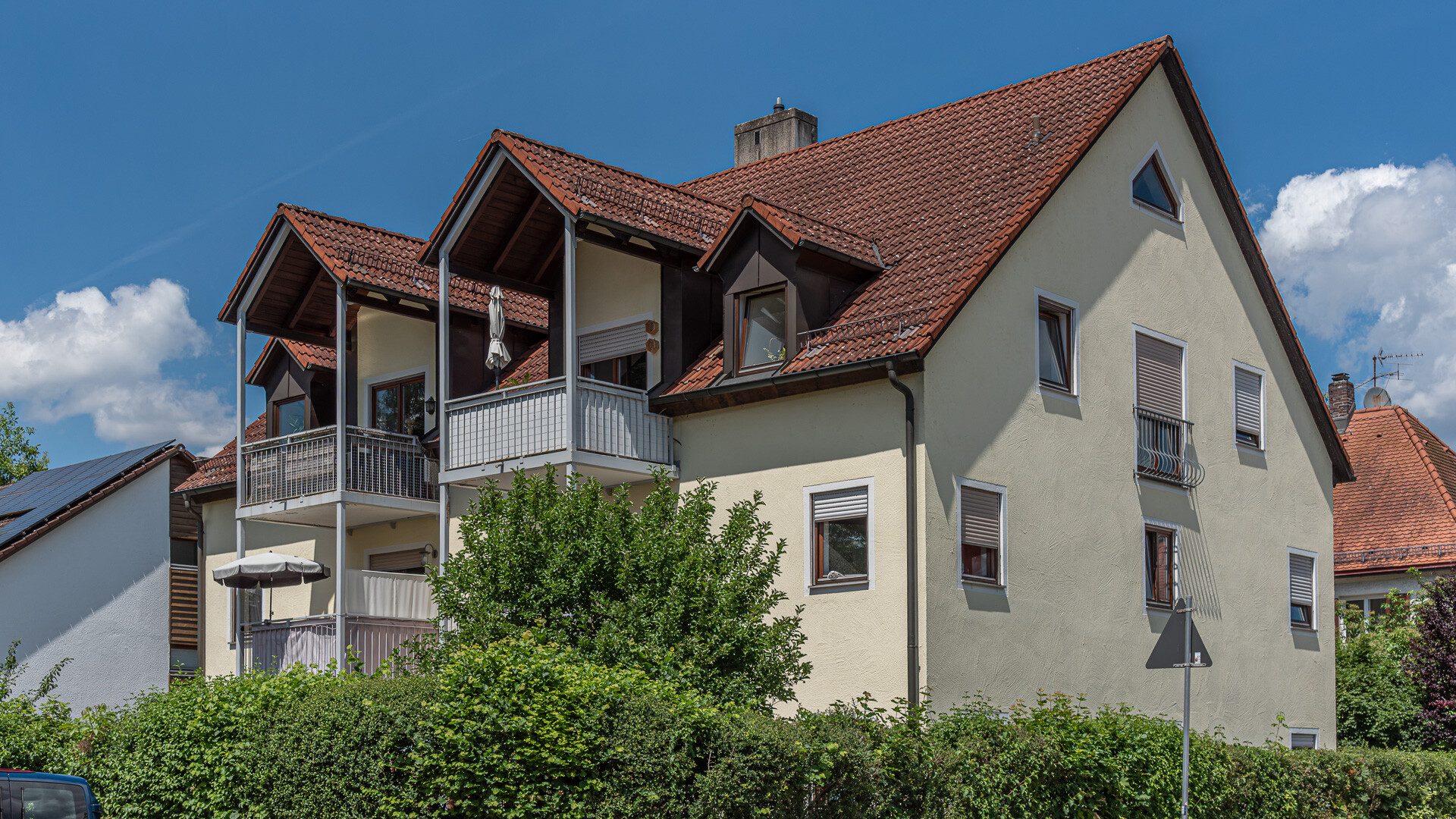 Immobilienangebot - Landshut - Alle - 3-Zimmer-Wohnung mit TG in 6-FH im Klötzlmüllerviertel, nahe der Isar, 700 m in die Altstadt