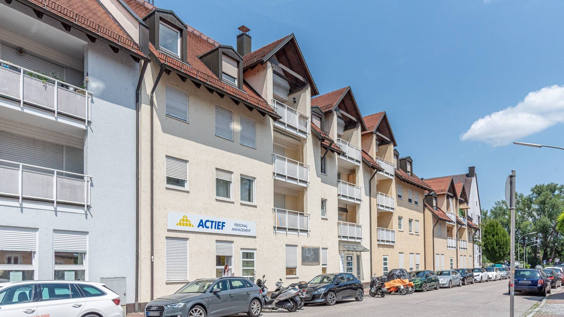 Immobilienangebot - Landshut - Alle - Ruhig und zentral – 1-Zimmer-Eigentumswohnung mit Lift, EBK u. Balkon - Landshut-City