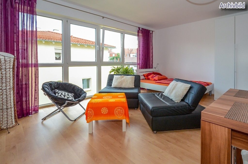 Immobilienangebot - Landshut - Alle - (Fast) voll möblierte, moderne Singlewohnung - LA-Nikola - schnell am Bahnhof und in der City