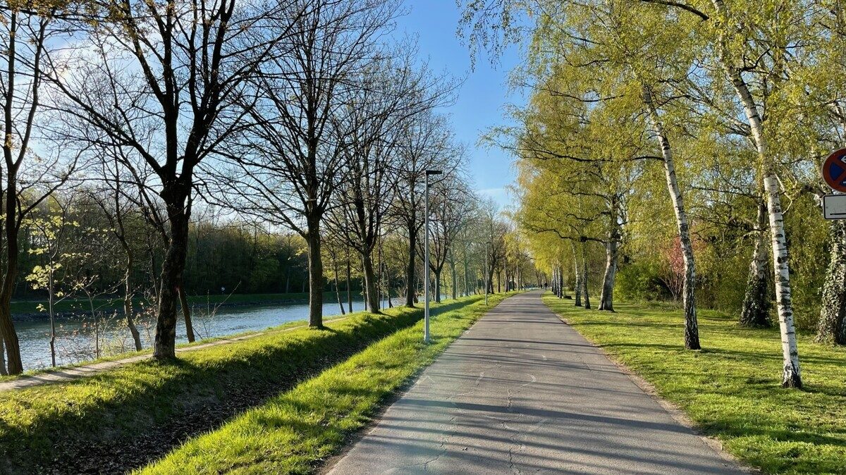 Spazierweg am Kanal Immobilienangebot - Münster - Wohnen & Gewerbe - Große und extravagant geschnittene Immobilie mit ELW in Sackgassenlage am Wald von Hiltrup! (Erbbaurecht)