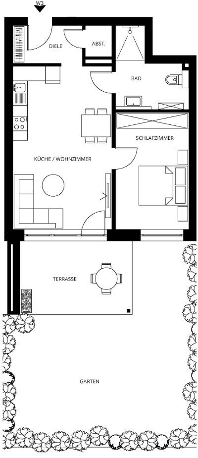 Immobilienangebot - Beckum - Wohnen & Gewerbe - Neues Zuhause mit Wohlfühlatmosphäre im Beckumer Süden!