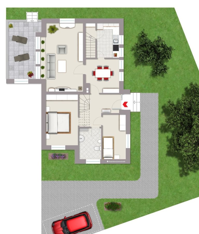 Immobilienangebot - Ostbevern - Wohnen & Gewerbe - Zwei Häuser in einem!