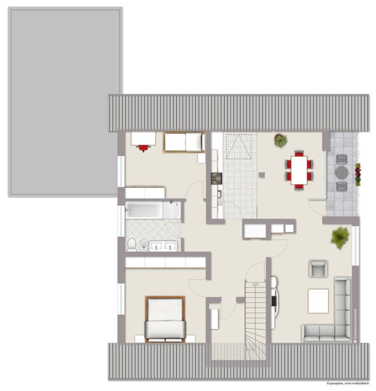 Immobilienangebot - Ennigerloh / Enniger - Wohnen & Gewerbe - Ein idealer Ort zum Wohlfühlen (Erbbaurecht)!