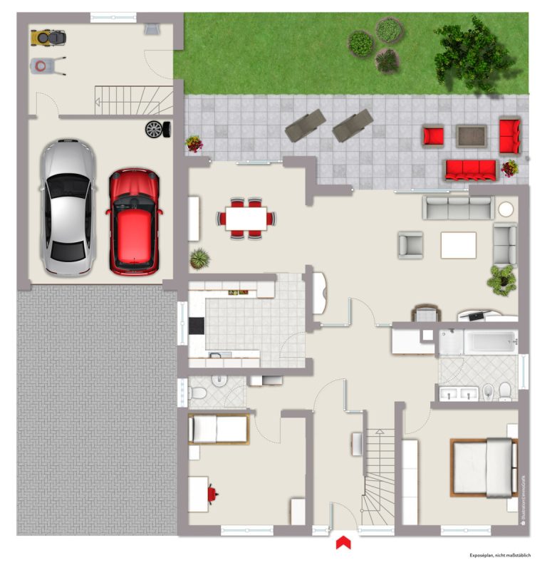 Immobilienangebot - Ennigerloh / Enniger - Wohnen & Gewerbe - Ein idealer Ort zum Wohlfühlen (Erbbaurecht)!