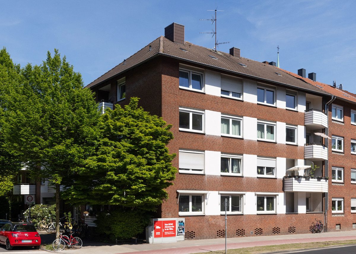 Immobilienangebot - Münster - Wohnen & Gewerbe - Stadtwohnung mit fünf Zimmern und Loggia!