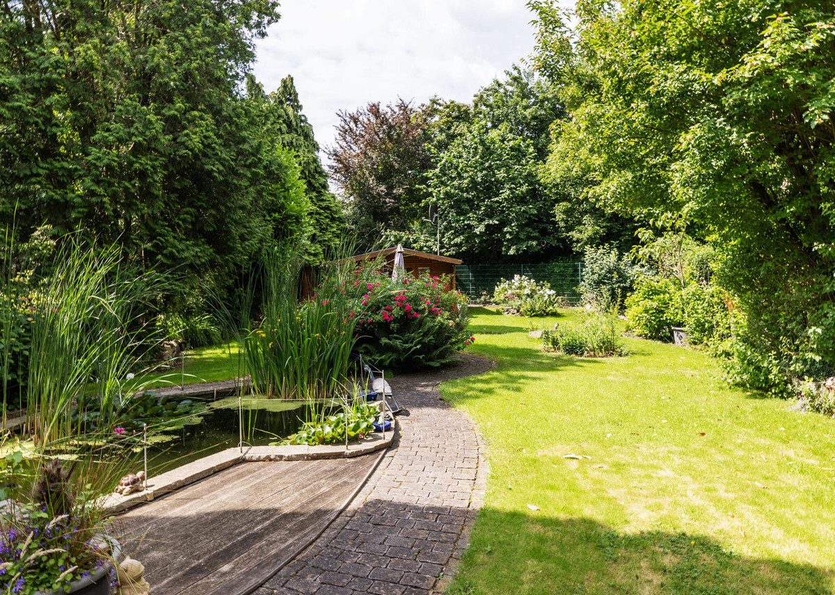 Immobilienangebot - Münster - Wohnen & Gewerbe - Zentrales Eigenheim mit Traumgarten!