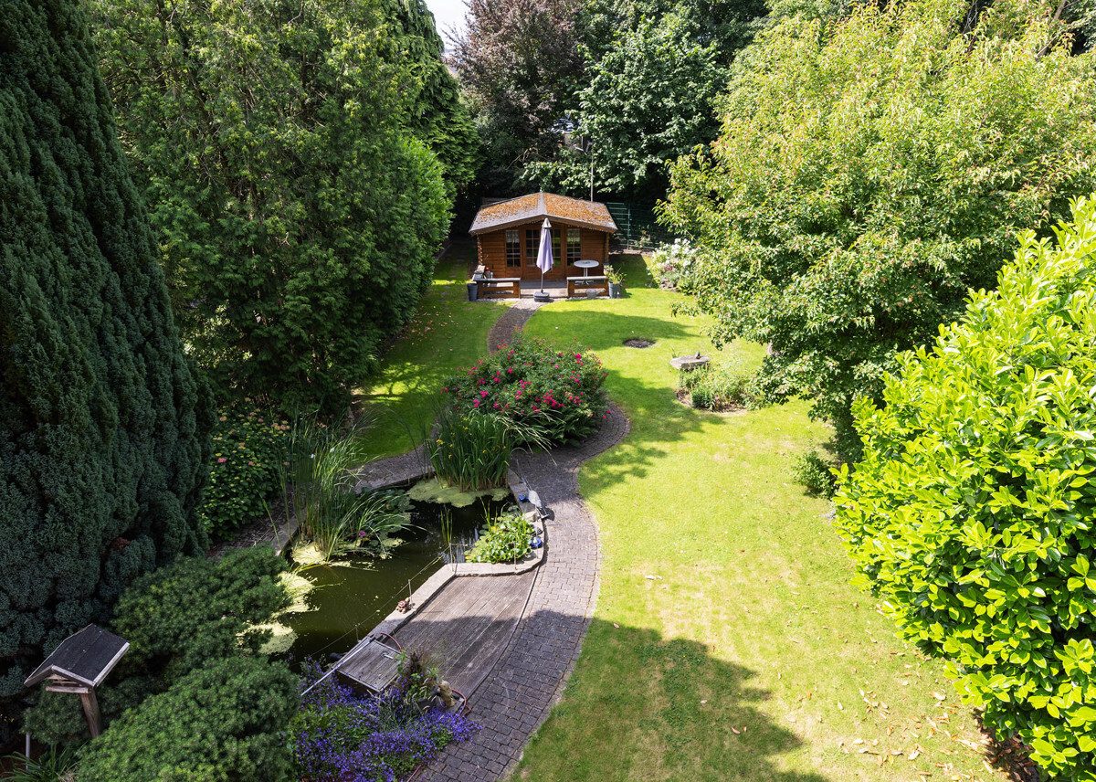 Immobilienangebot - Münster - Wohnen & Gewerbe - Zentrales Eigenheim mit Traumgarten!