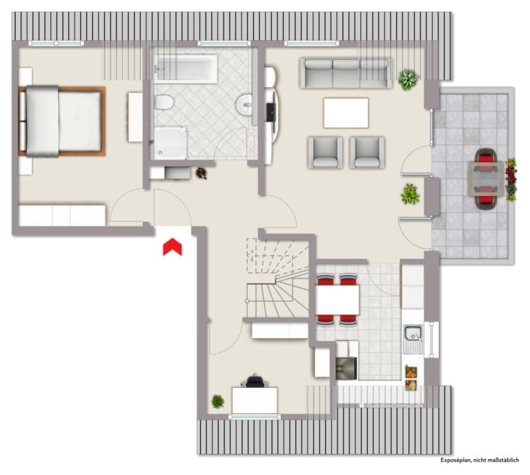 Immobilienangebot - Münster - Wohnen & Gewerbe - Auf zwei Ebenen Münster erleben!