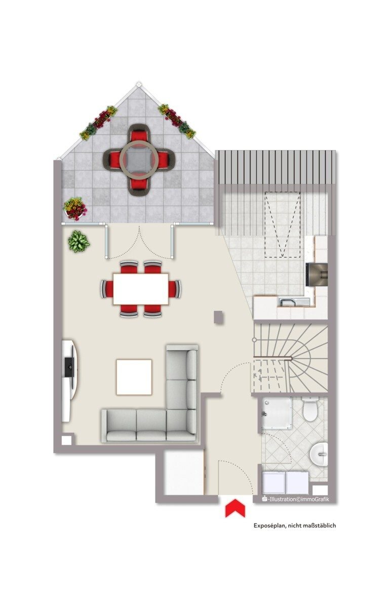 Immobilienangebot - Münster - Wohnen & Gewerbe - Über den Dächern von Münster!
