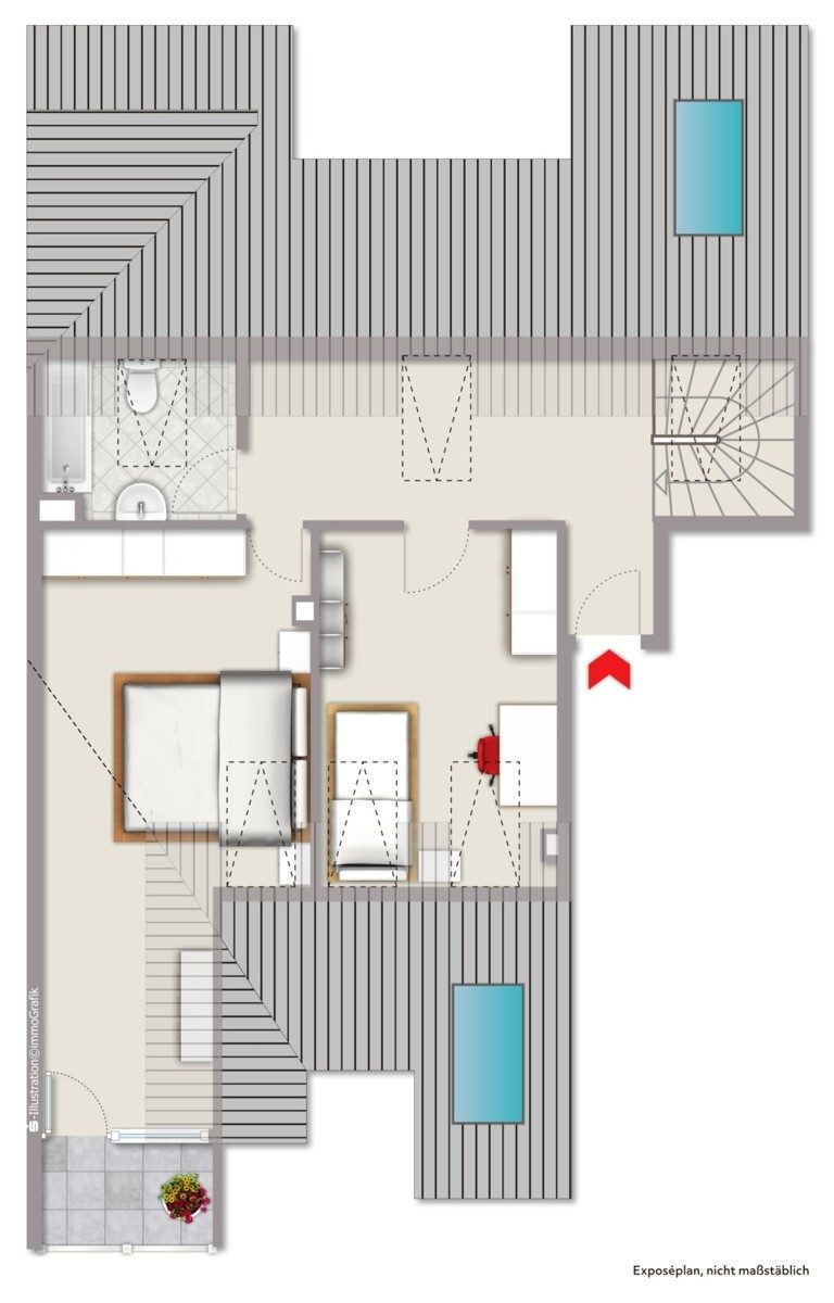 Immobilienangebot - Münster - Wohnen & Gewerbe - Über den Dächern von Münster!