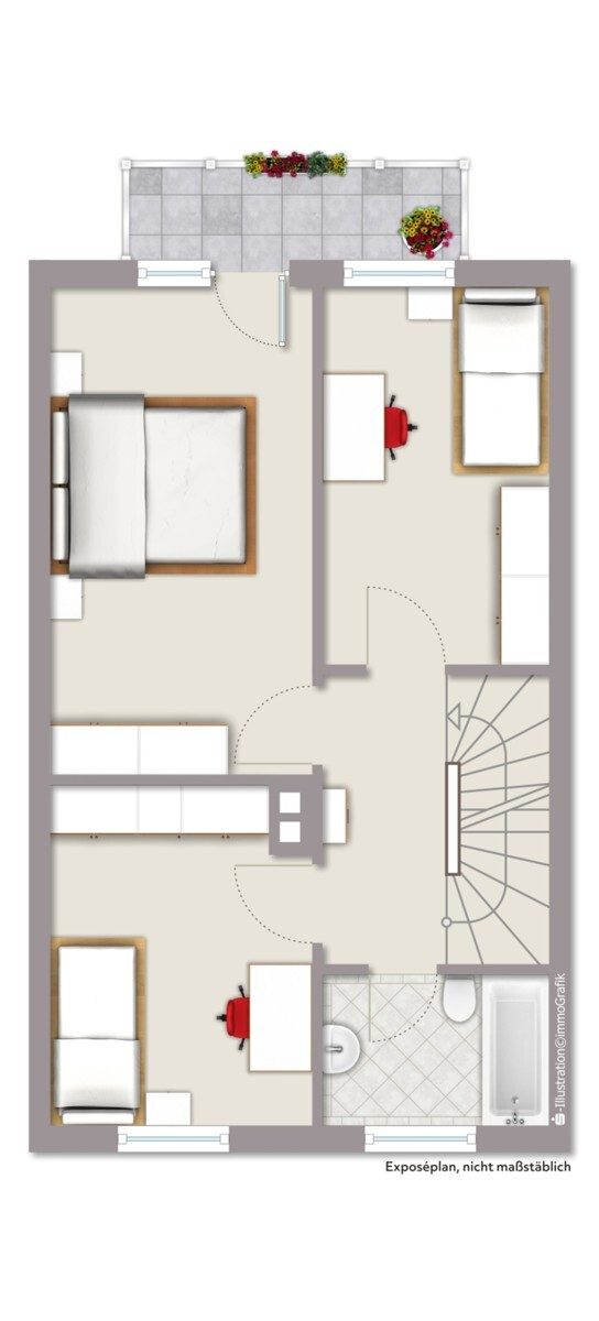 Immobilienangebot - Münster - Wohnen & Gewerbe - Reihenmittelhaus mit Potenzial (Erbbaurecht)!