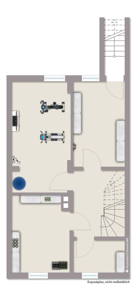 Immobilienangebot - Münster - Wohnen & Gewerbe - Reihenmittelhaus mit Potenzial (Erbbaurecht)!