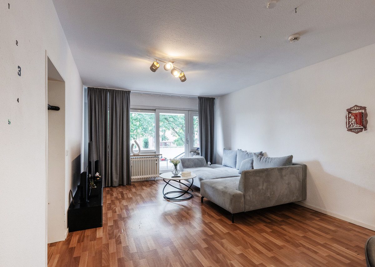 Immobilienangebot - Hiltrup - Wohnen & Gewerbe - Attraktive 3-Zimmer-Wohnung mit optimalem Schnitt! (Erbbaurecht)